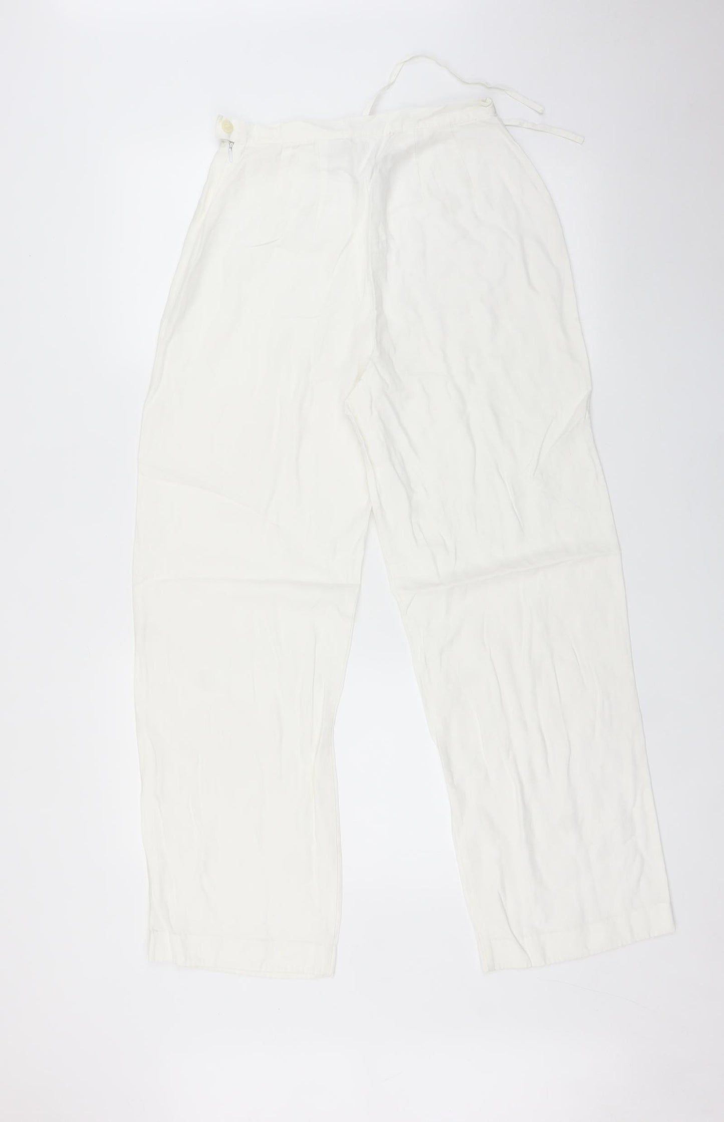 Nnext Womens White   Trousers  Size 10 L28 in