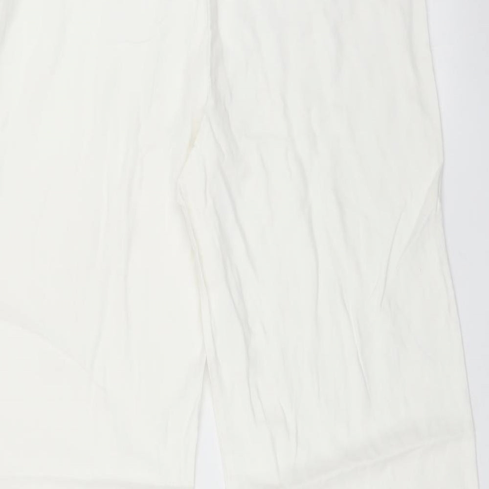 Nnext Womens White   Trousers  Size 10 L28 in