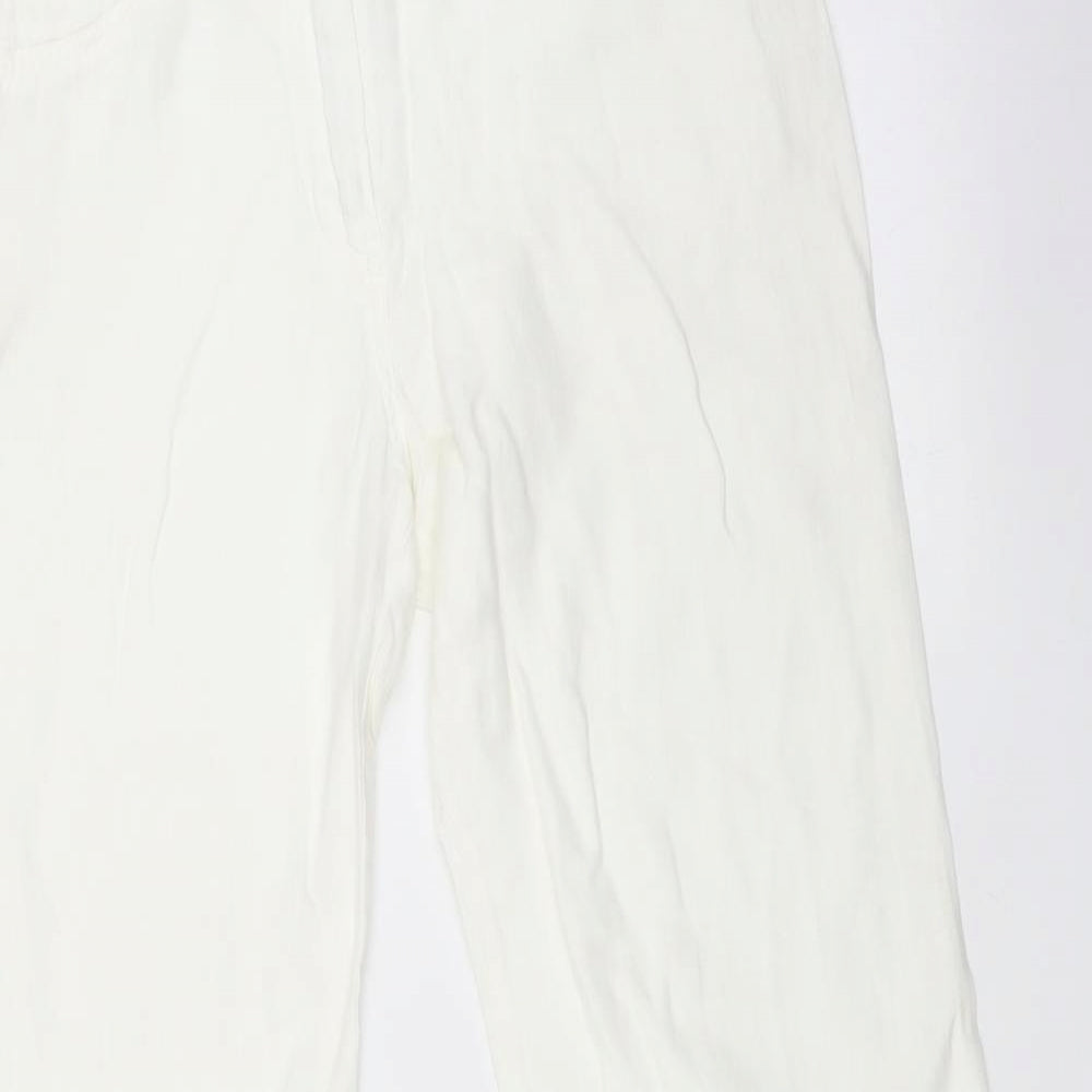 Jigsaw Womens White   Trousers  Size 8 L29 in