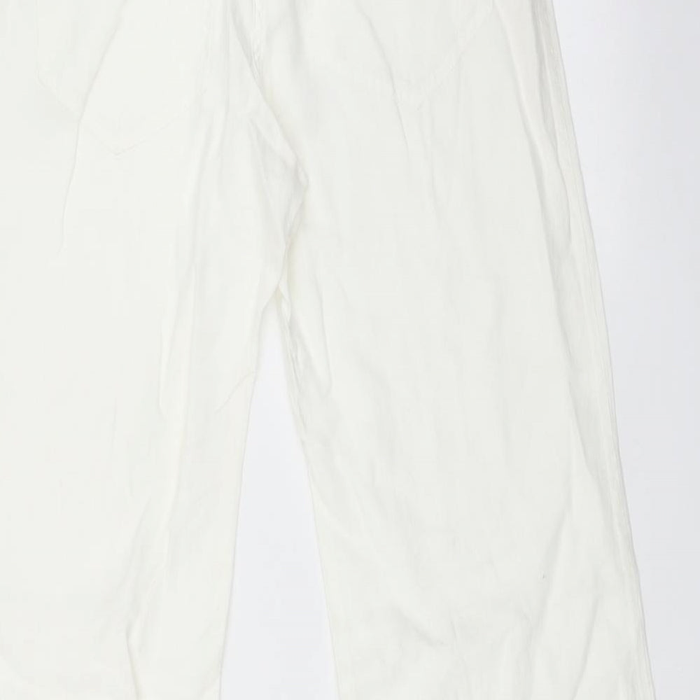 Jigsaw Womens White   Trousers  Size 8 L29 in