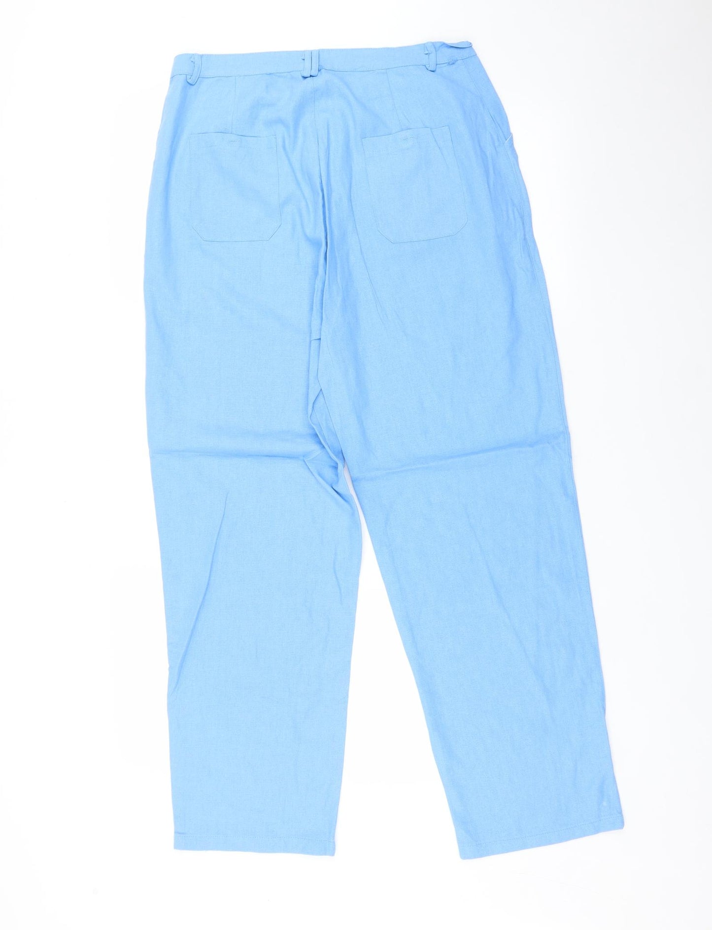 Preworn Womens Blue   Trousers  Size 12 L28 in