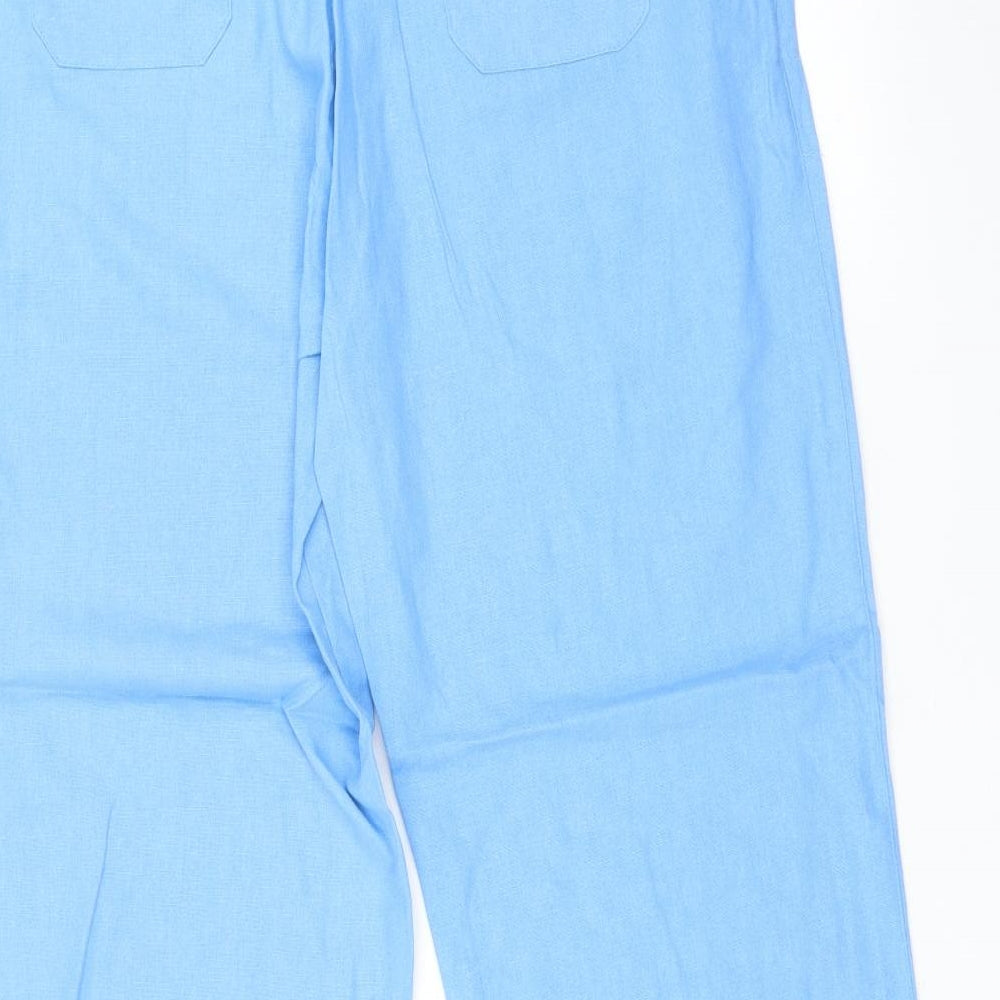 Preworn Womens Blue   Trousers  Size 12 L28 in