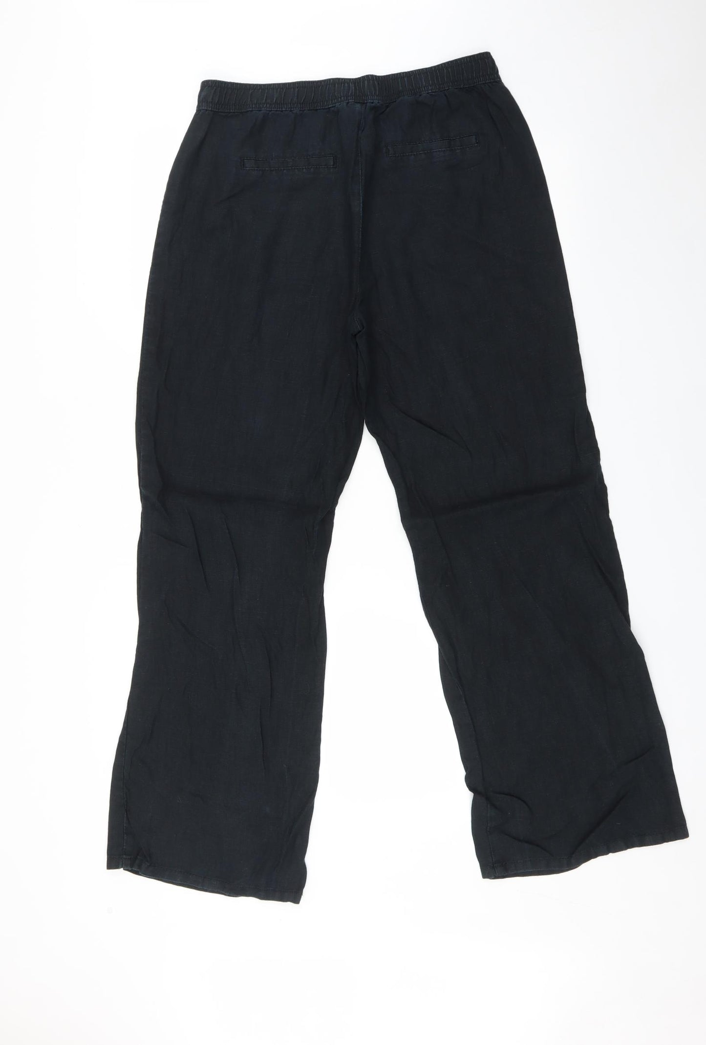 Marks and Spencer Womens Black   Trousers  Size 12 L30 in