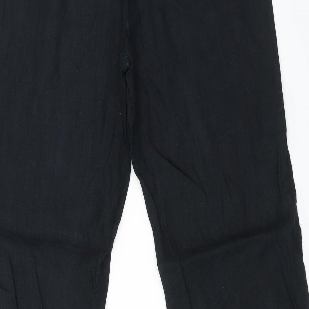Marks and Spencer Womens Black   Trousers  Size 12 L30 in