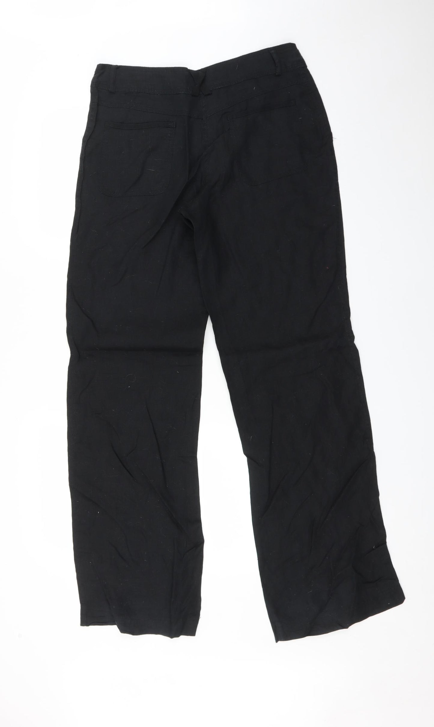 Primark Womens Black   Trousers  Size 10 L32 in