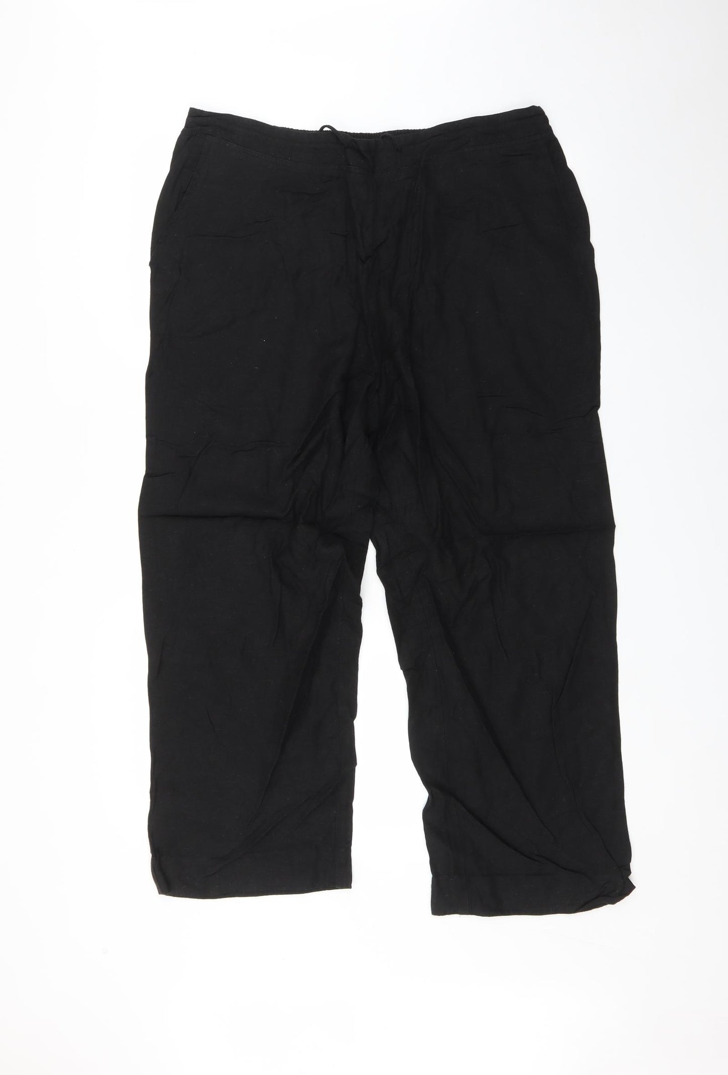Anthology Womens Black   Trousers  Size 18 L28 in