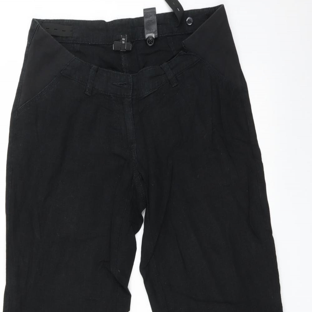 NEXT Womens Black   Trousers  Size 8 L31 in