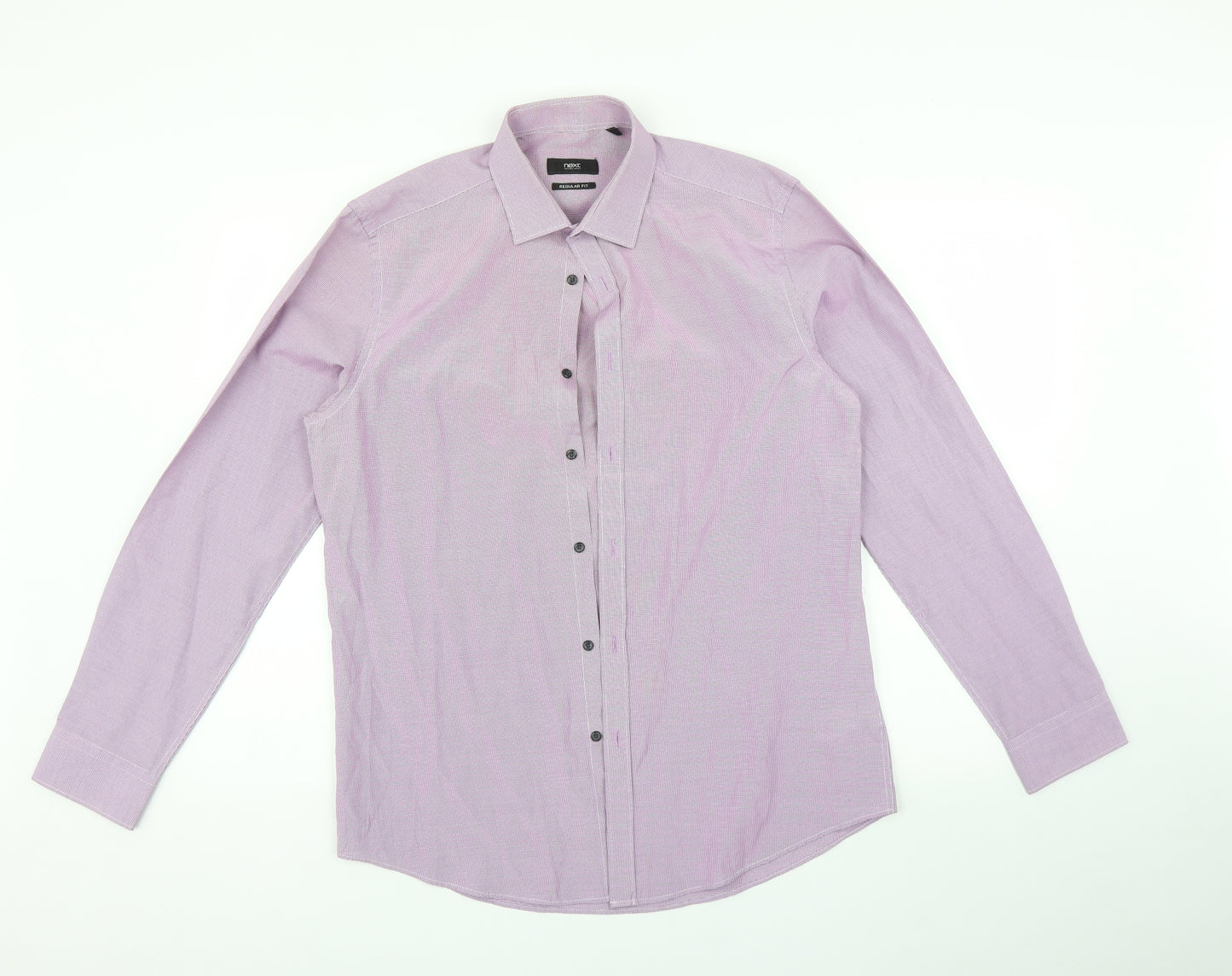 NEXT Mens Purple    Dress Shirt Size M