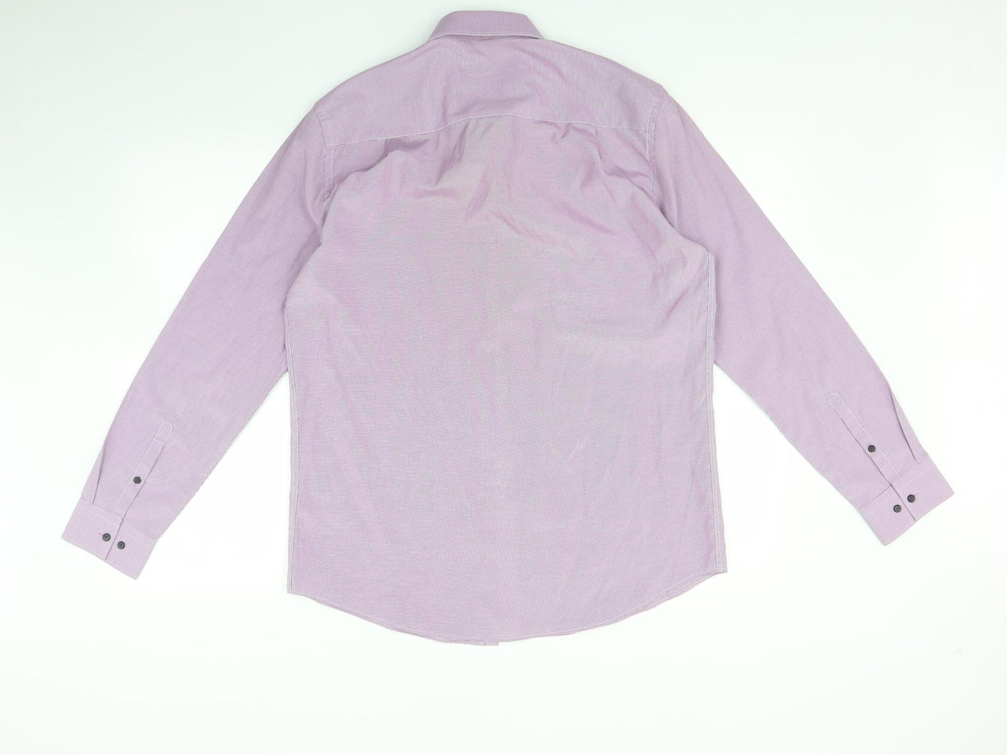 NEXT Mens Purple    Dress Shirt Size M