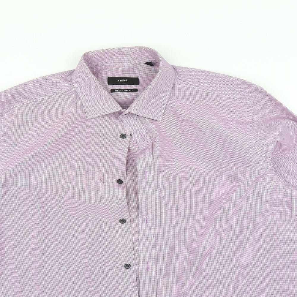NEXT Mens Purple    Dress Shirt Size M