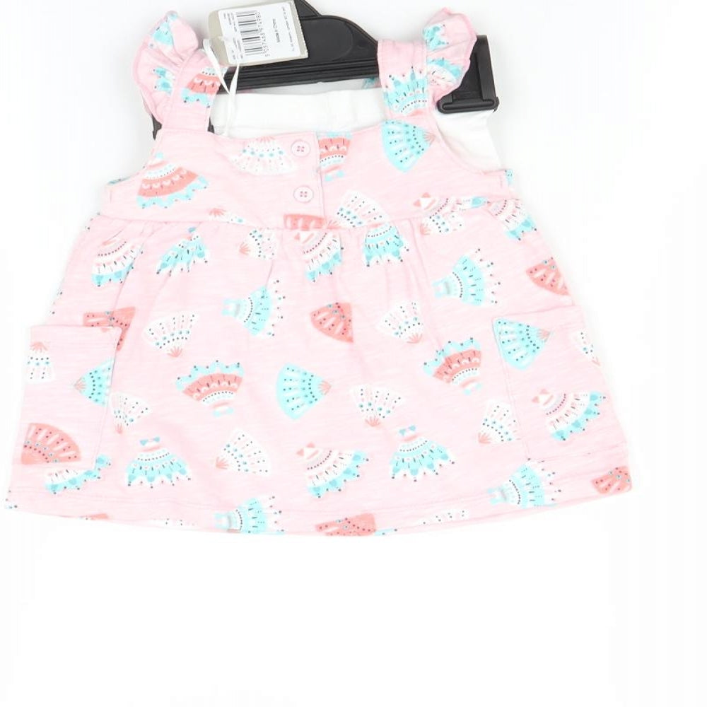 TU Baby Pink   Fit & Flare  Size 0-3 Months