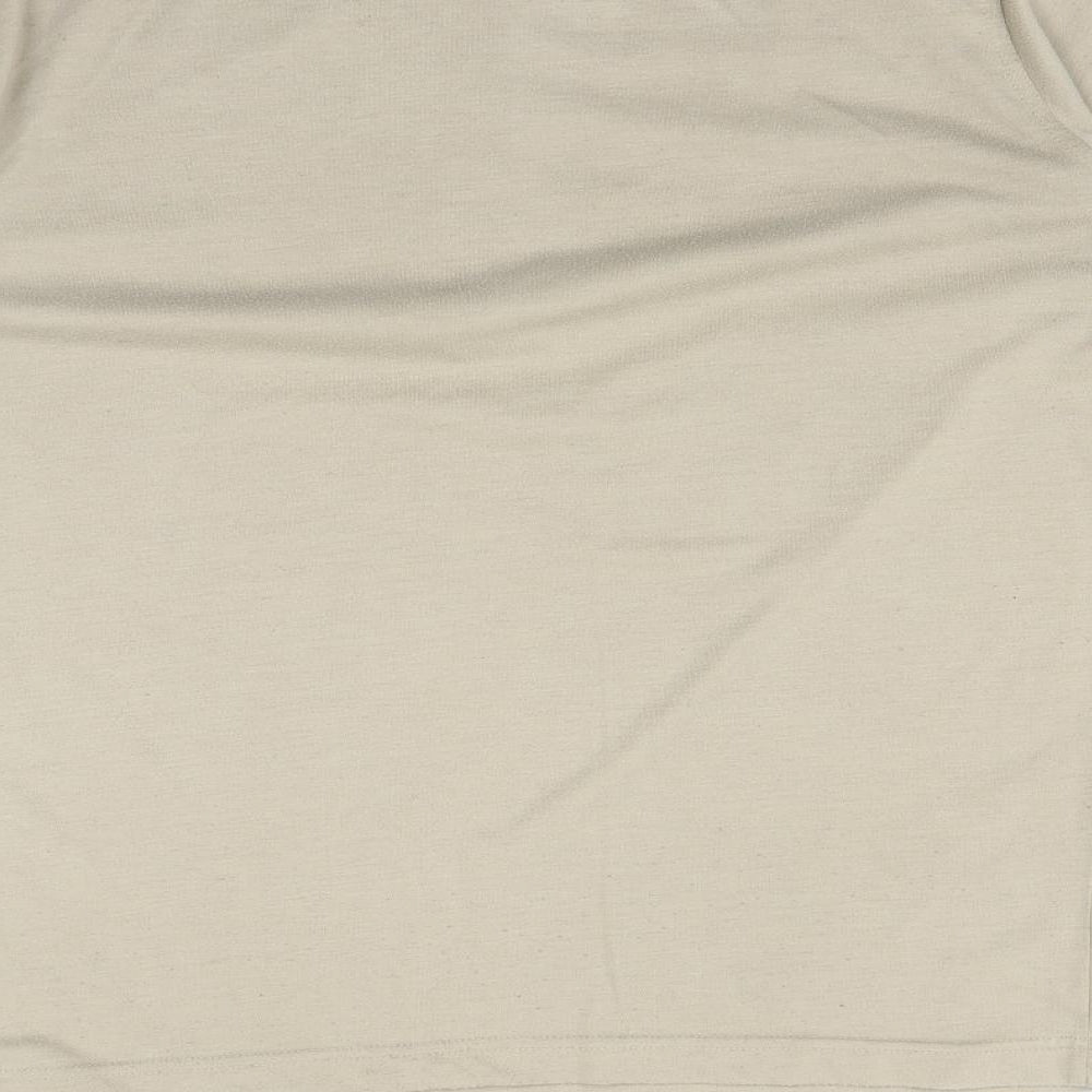 Maui and Sons Mens Beige    T-Shirt Size M  - Maui and sons