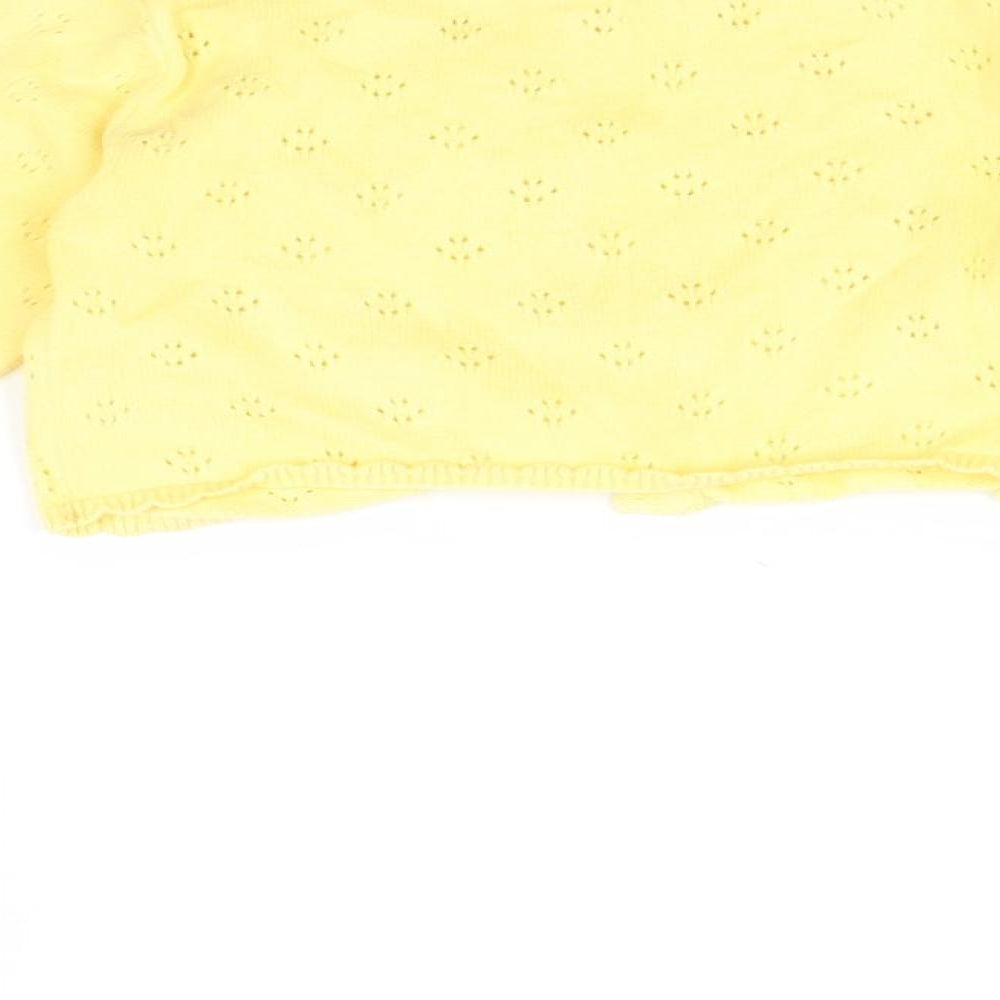 TU Baby Yellow   Cardigan Jumper Size 9-12 Months