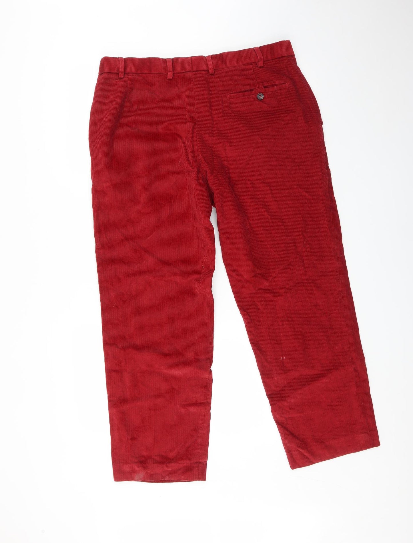 Marks and Spencer Mens Red   Trousers  Size 36 L31 in