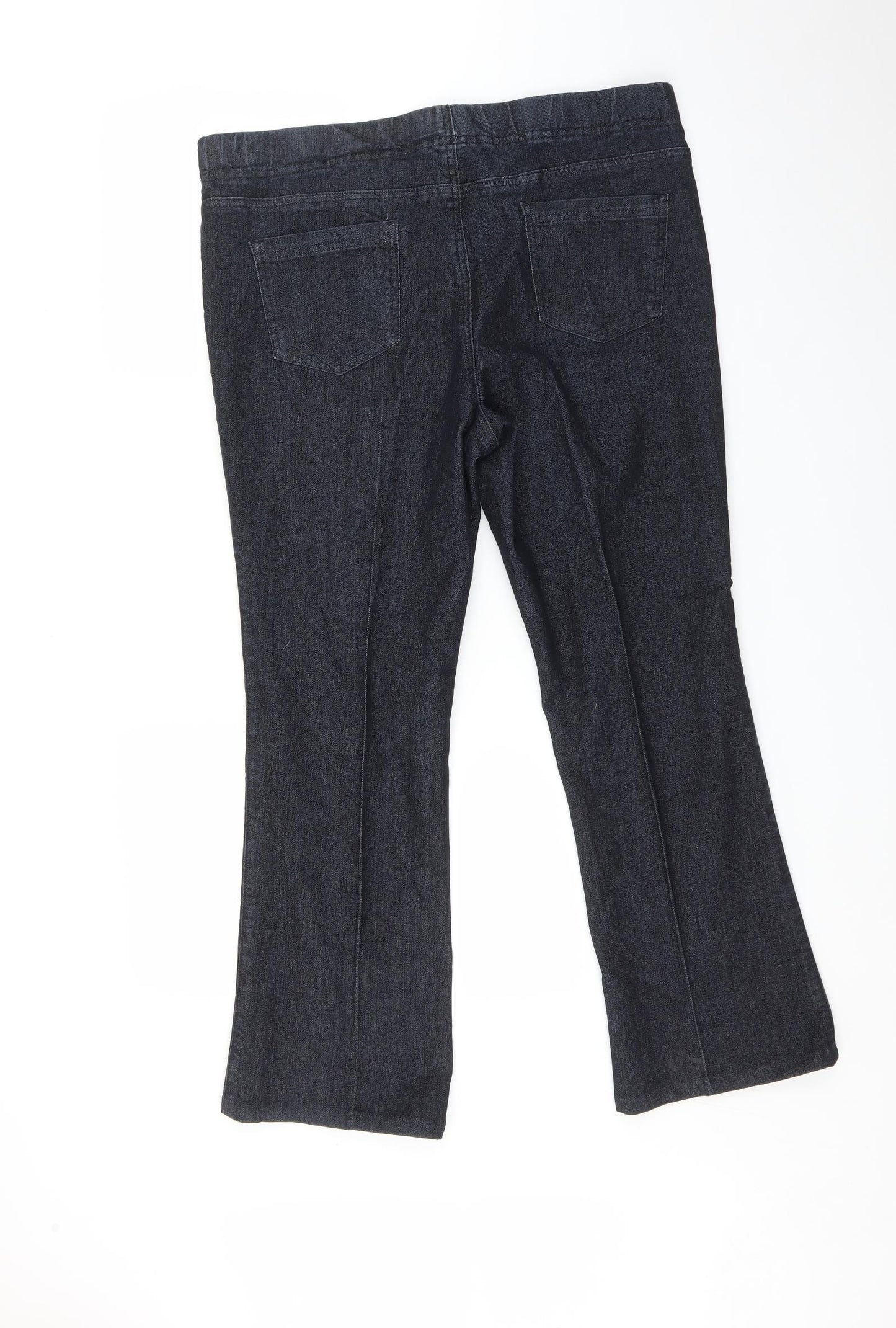 Preworn Womens Blue   Flared Jeans Size 16 L27 in