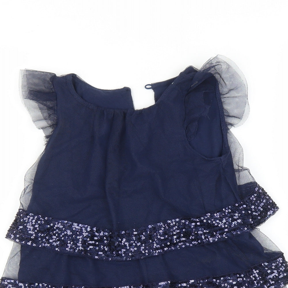 F&F Girls Blue   A-Line  Size 3-4 Years