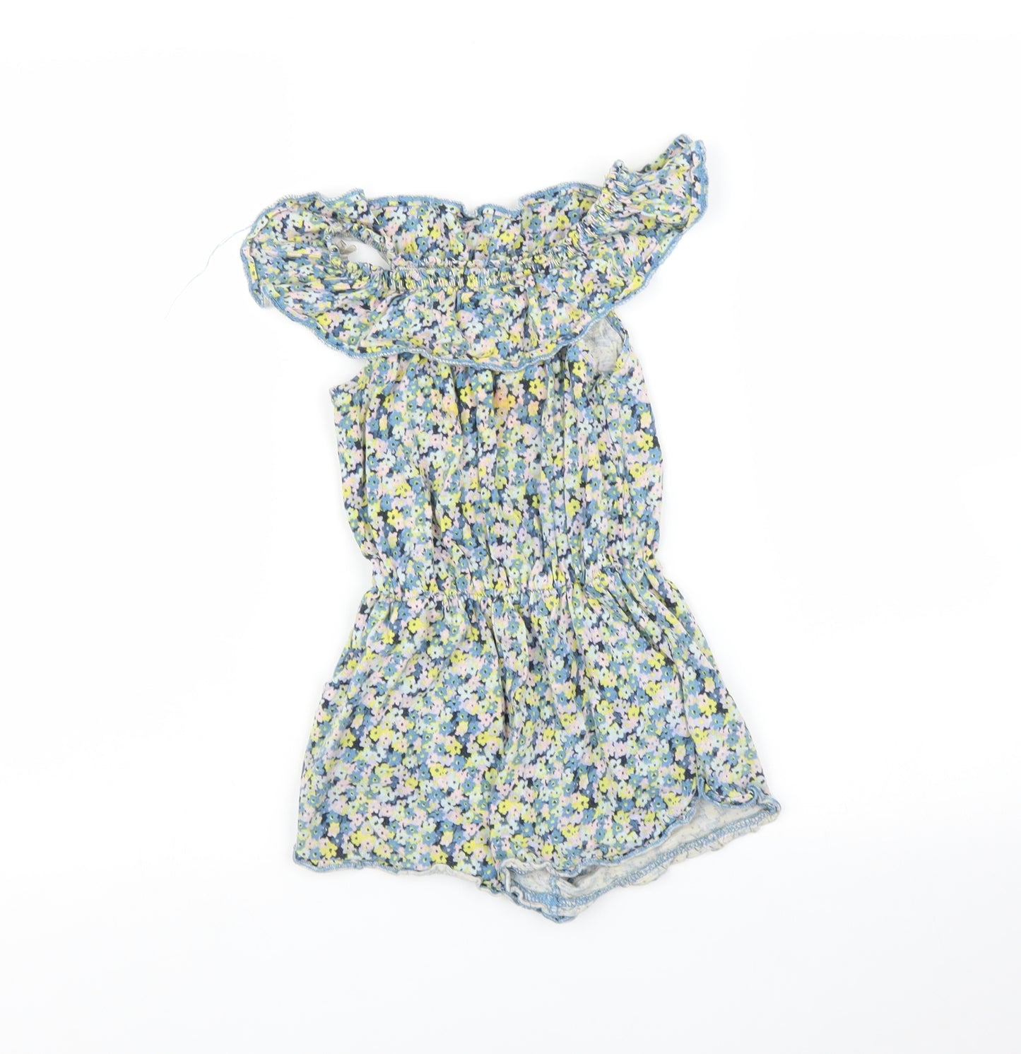 NEXT Girls Multicoloured Flecked  Playsuit One-Piece Size 4 Years