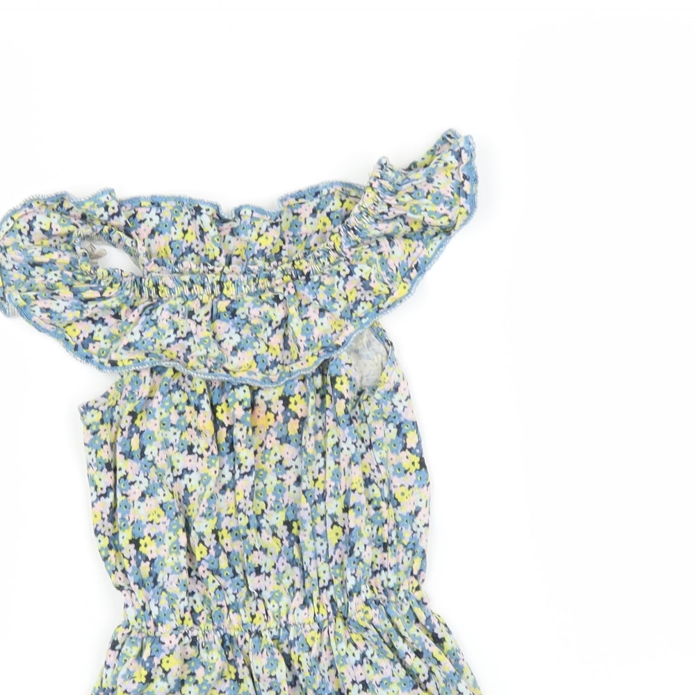 NEXT Girls Multicoloured Flecked  Playsuit One-Piece Size 4 Years