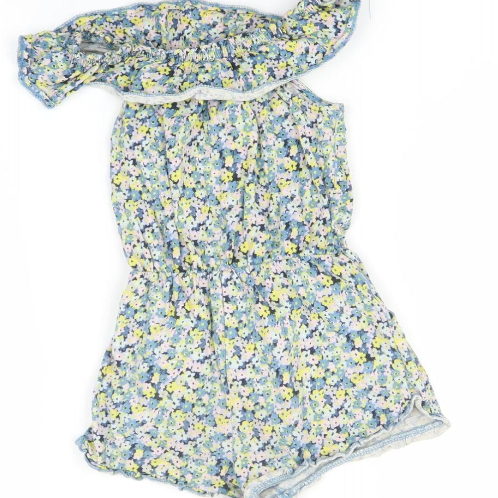 NEXT Girls Multicoloured Flecked  Playsuit One-Piece Size 4 Years