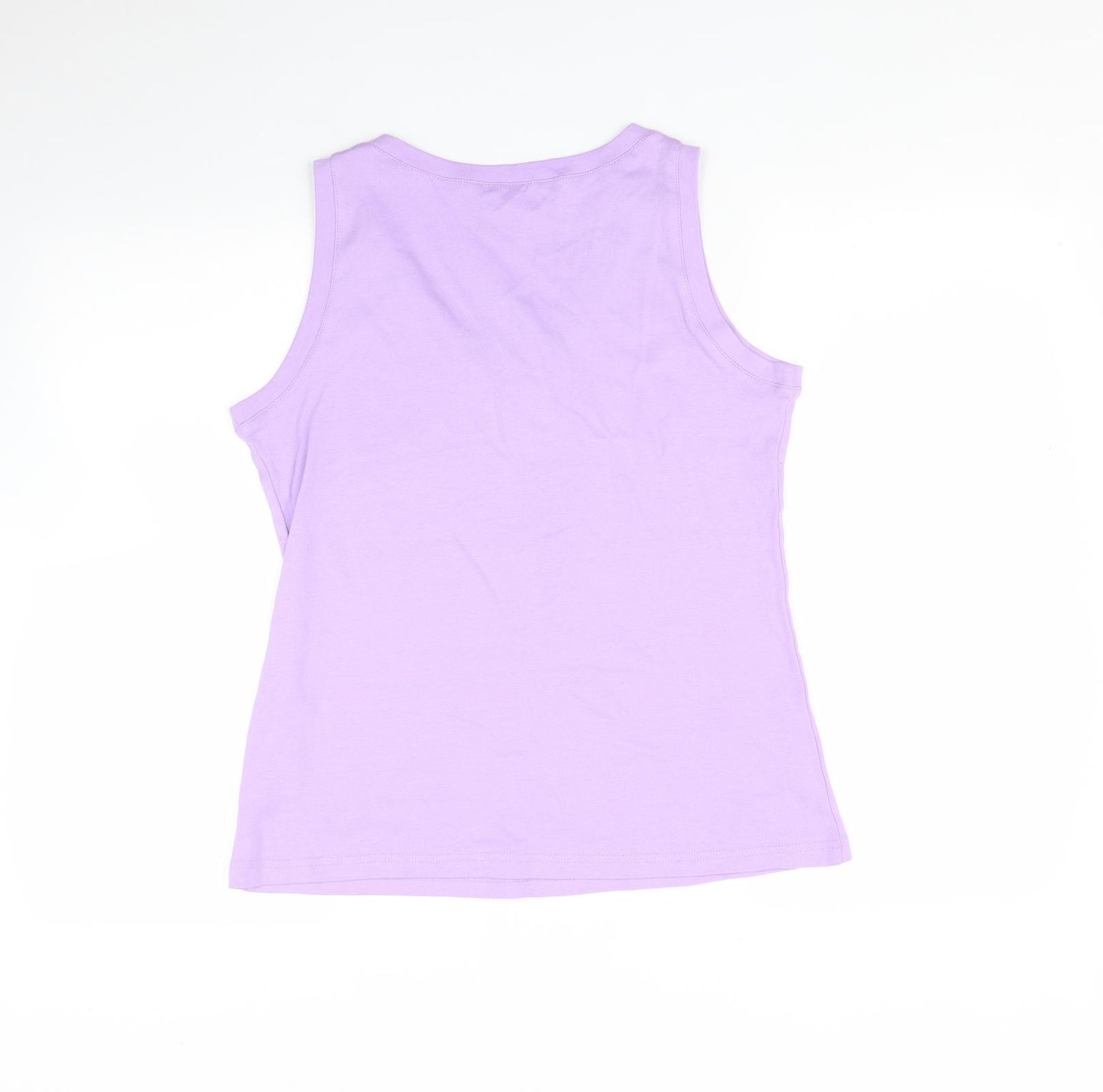 Ella j Womens Purple   Basic T-Shirt Size M