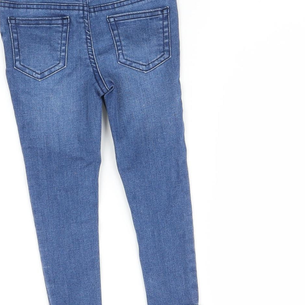 Primark Girls Blue   Jegging Trousers Size 3-4 Years