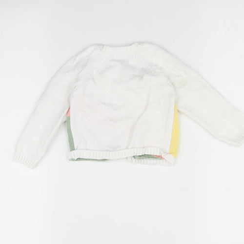 Nutmeg Baby Multicoloured Geometric  Cardigan Jumper Size 9-12 Months  - Ladybird