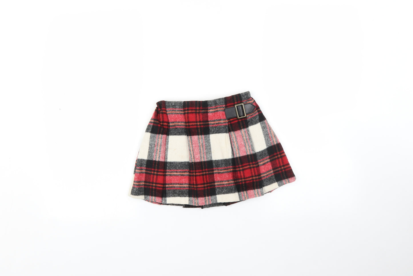 NEXT Girls Multicoloured Check  Mini Skirt Size 3 Years