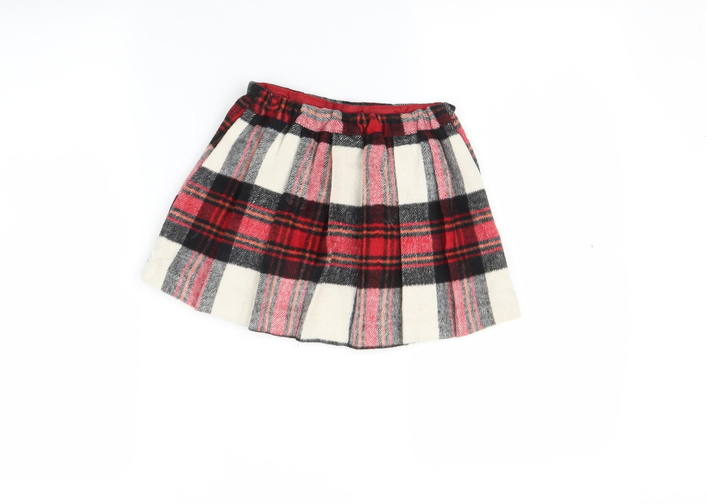 NEXT Girls Multicoloured Check  Mini Skirt Size 3 Years