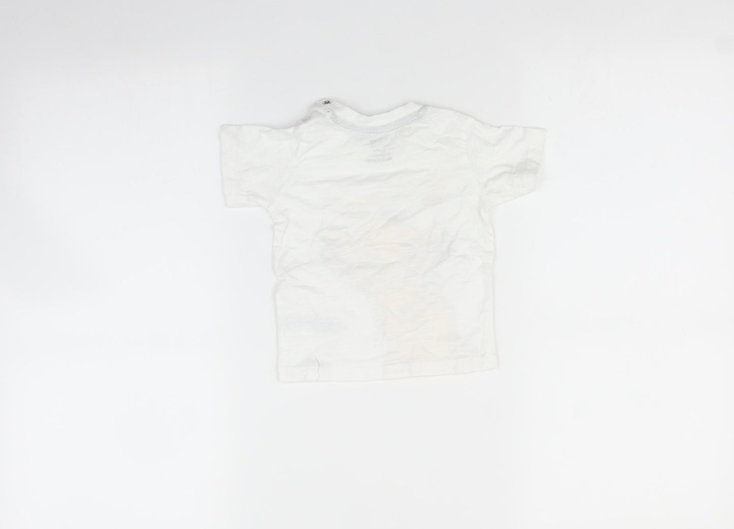Primark Baby White   Basic T-Shirt Size 6-9 Months  - Simba