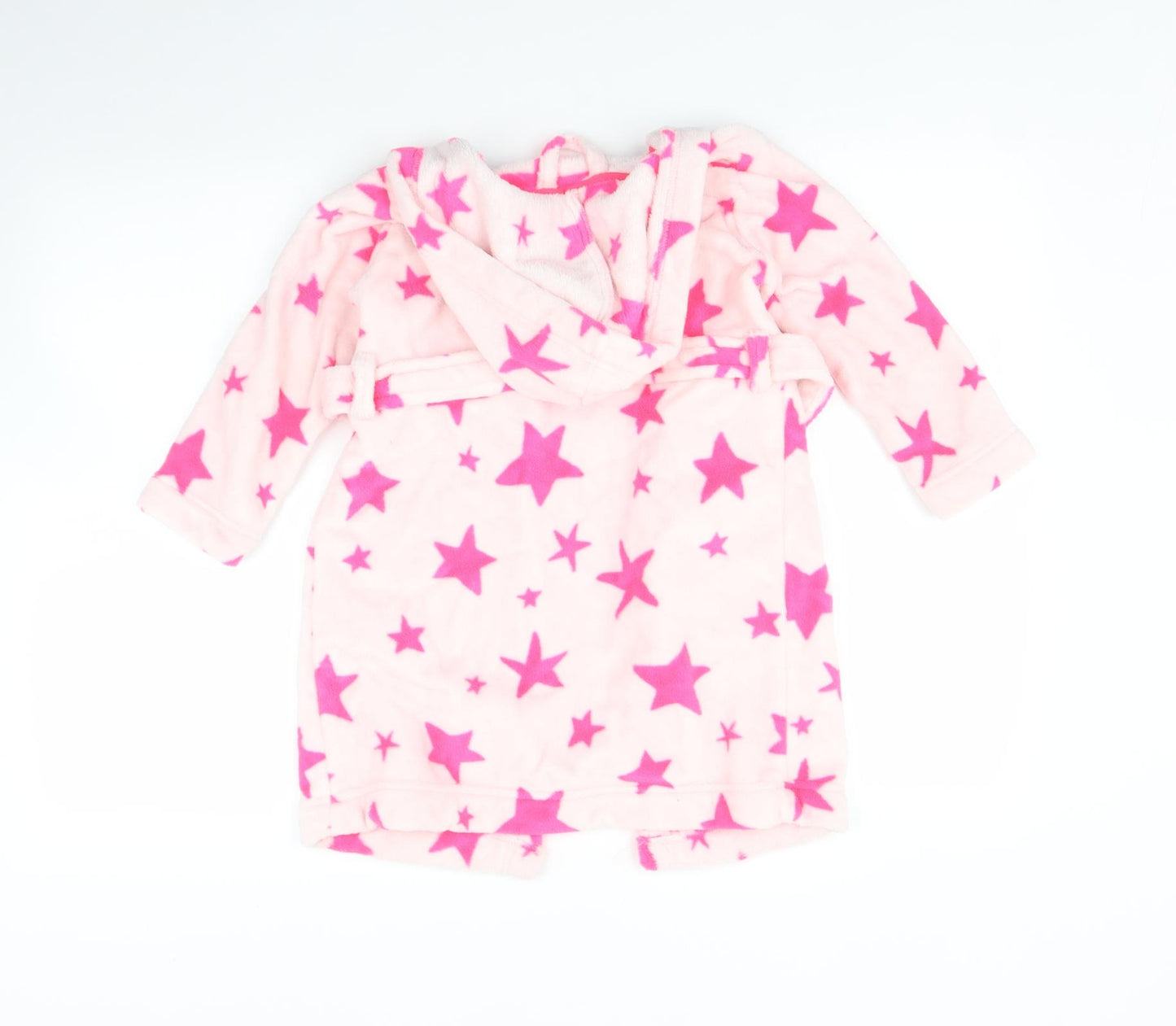 Bluezoo Girls Pink    Robe Size 4-5 Years  - Star print