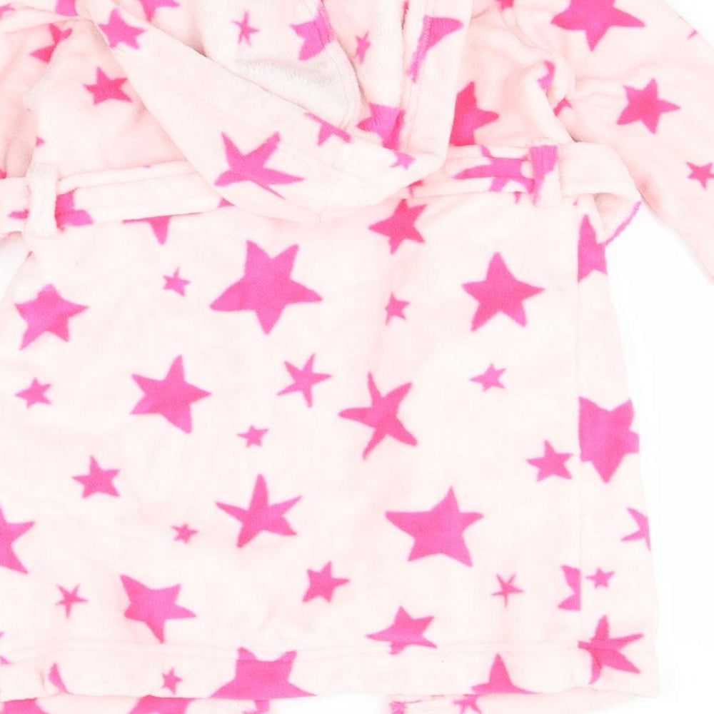 Bluezoo Girls Pink    Robe Size 4-5 Years  - Star print