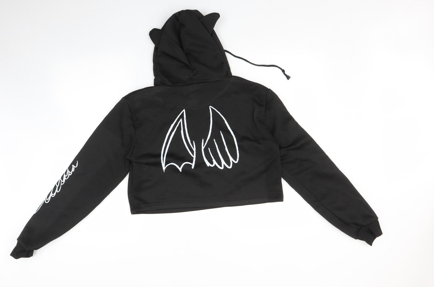 Preworn Womens Black   Pullover Hoodie Size M