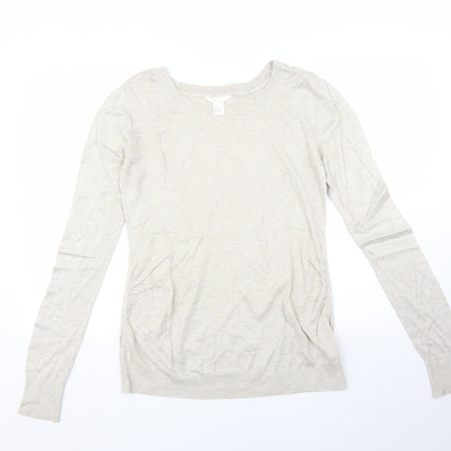 H&M Womens Beige   Pullover Jumper Size M