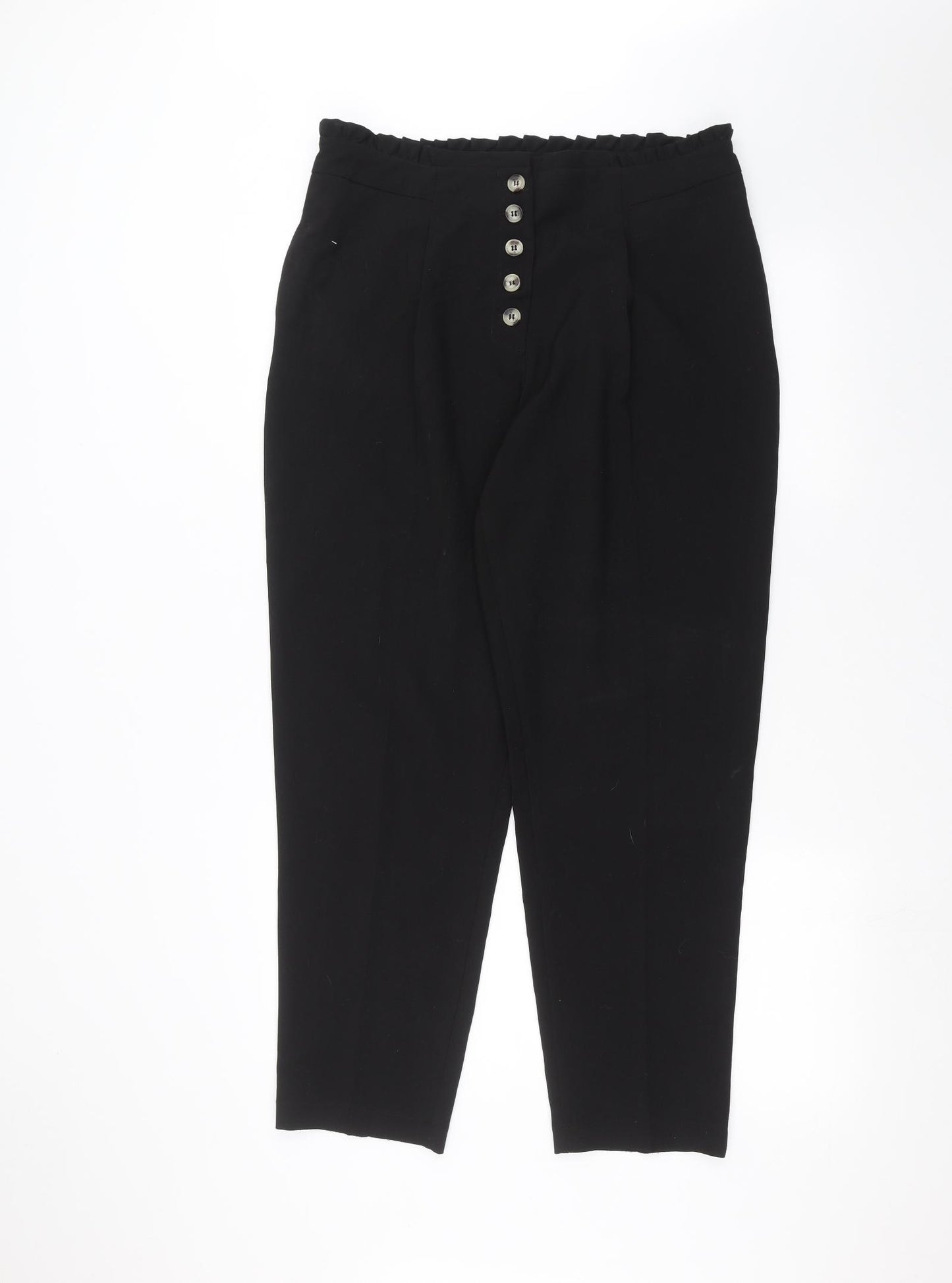 Primark Womens Black   Trousers  Size 14 L26 in