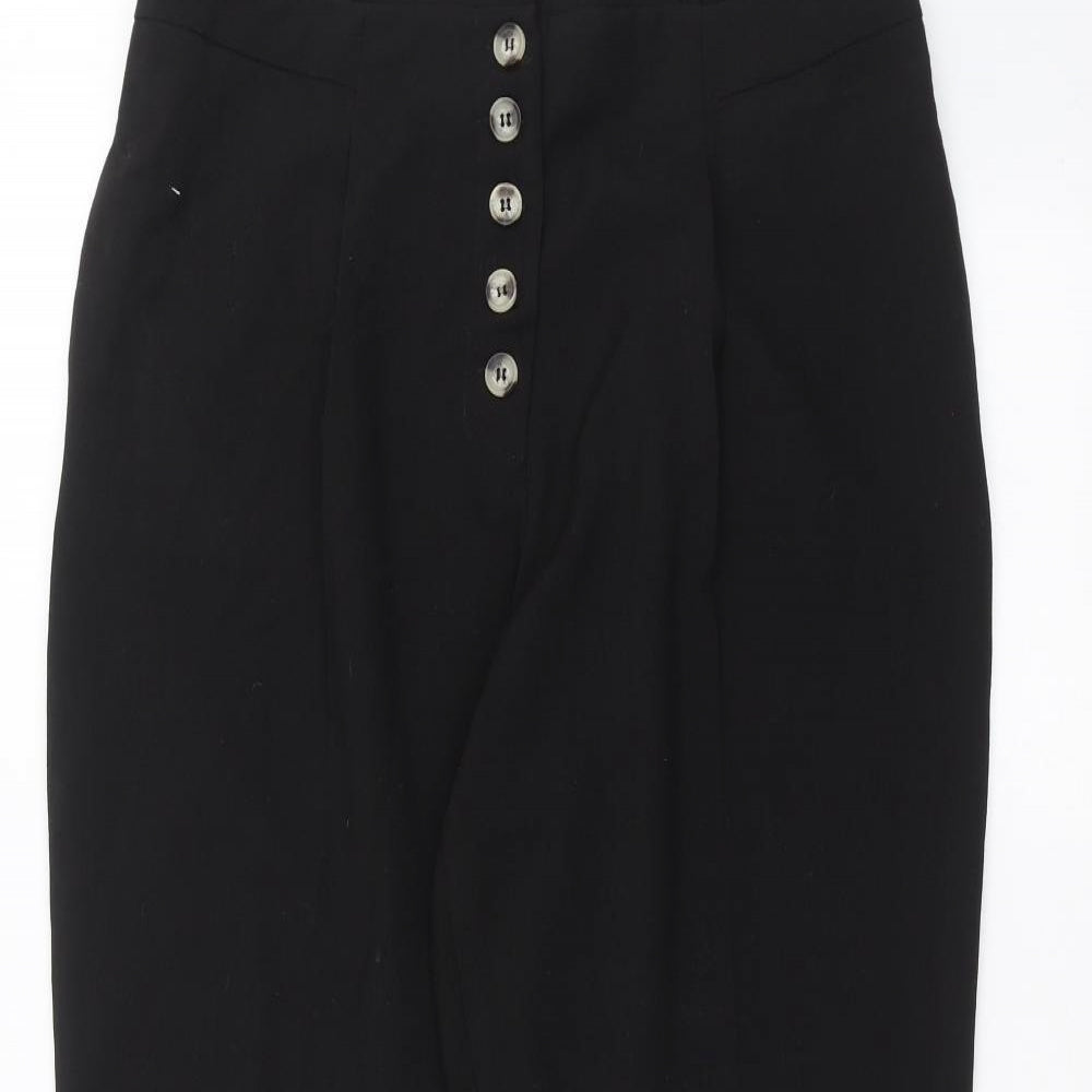 Primark Womens Black   Trousers  Size 14 L26 in