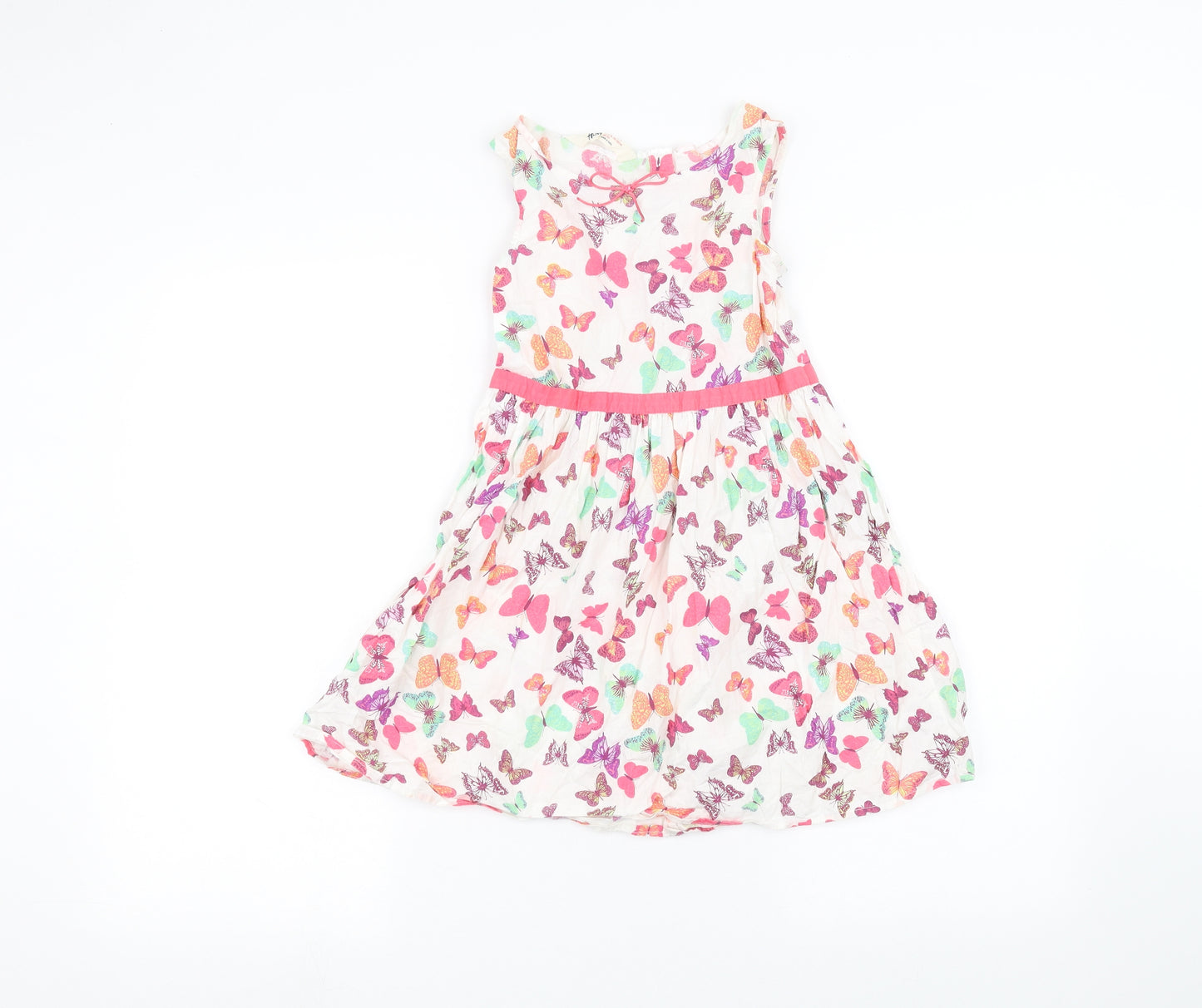 H&M Girls White   A-Line  Size 6-7 Years