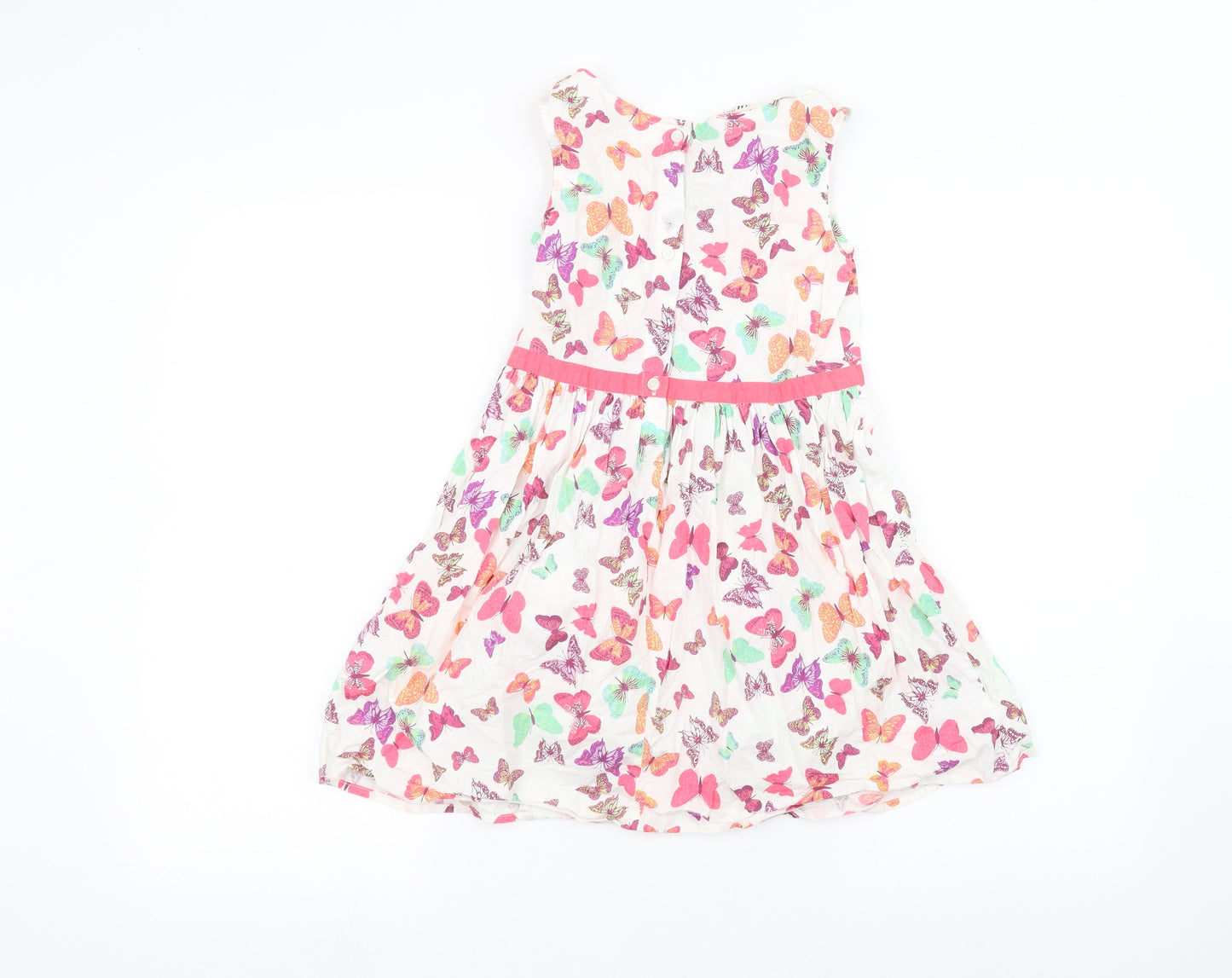 H&M Girls White   A-Line  Size 6-7 Years
