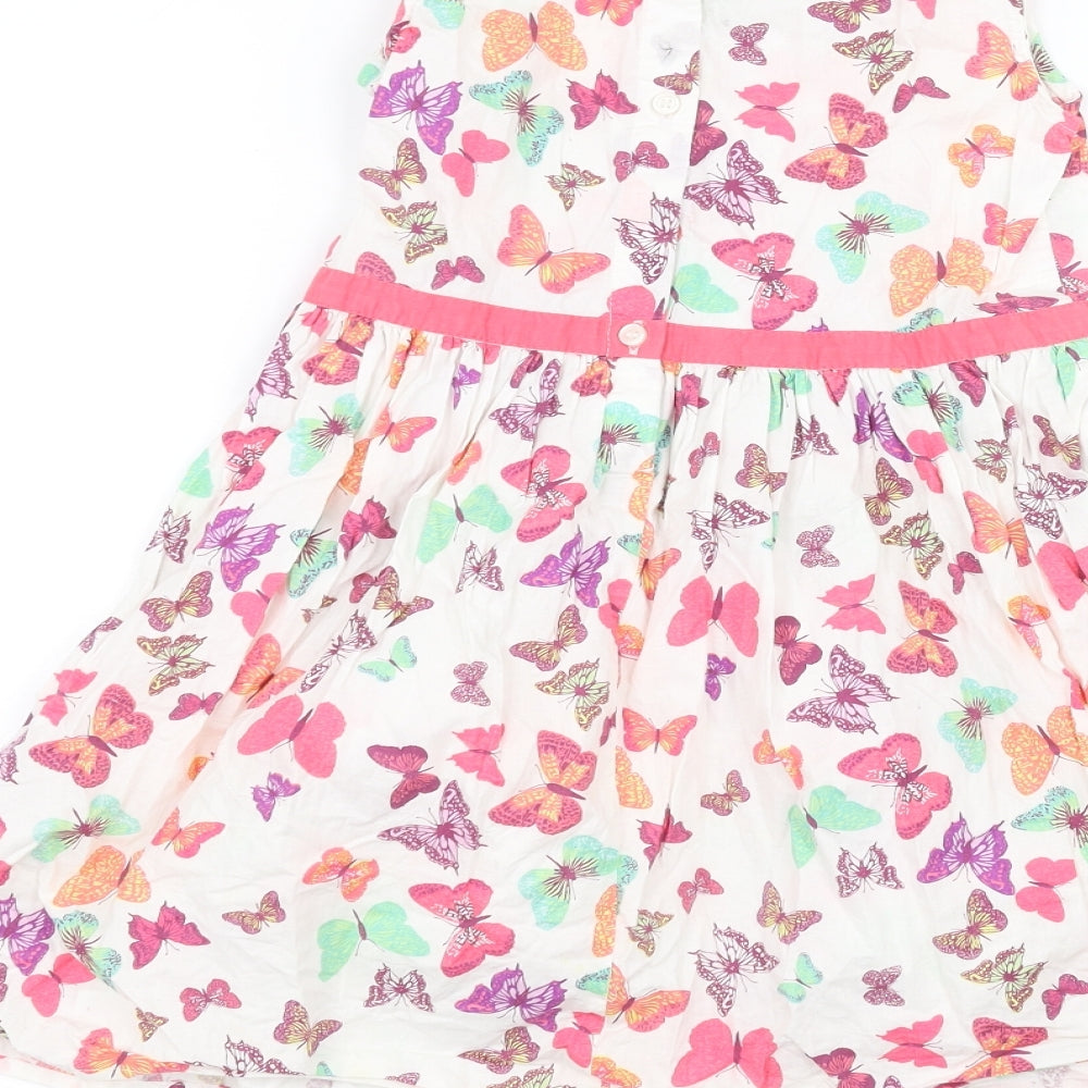 H&M Girls White   A-Line  Size 6-7 Years