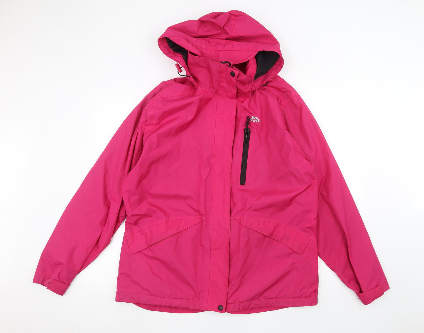 Trespass Womens Pink   Rain Coat Coat Size 18