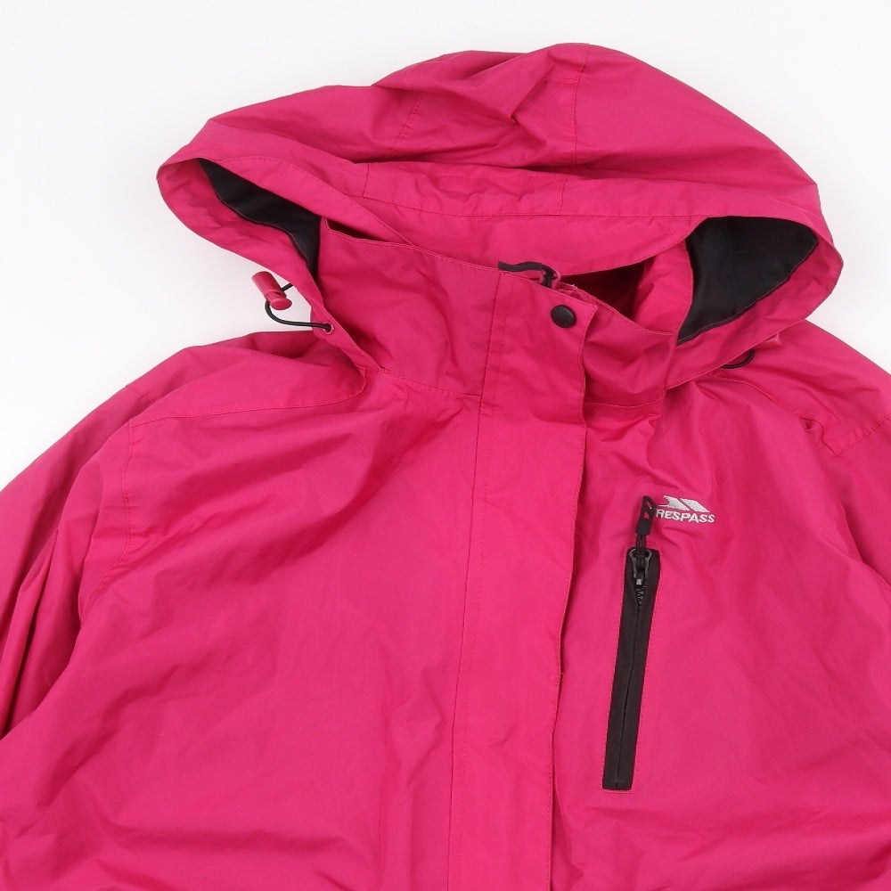 Trespass Womens Pink   Rain Coat Coat Size 18
