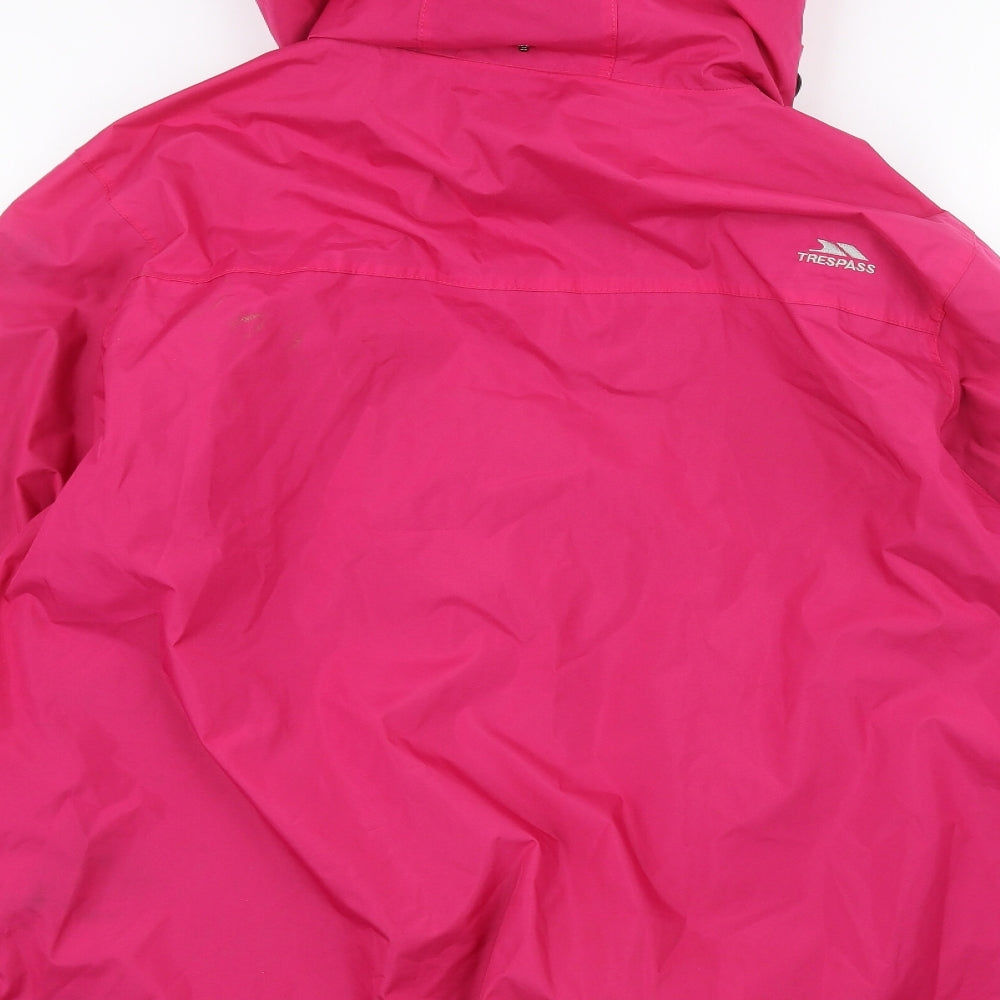 Trespass Womens Pink   Rain Coat Coat Size 18