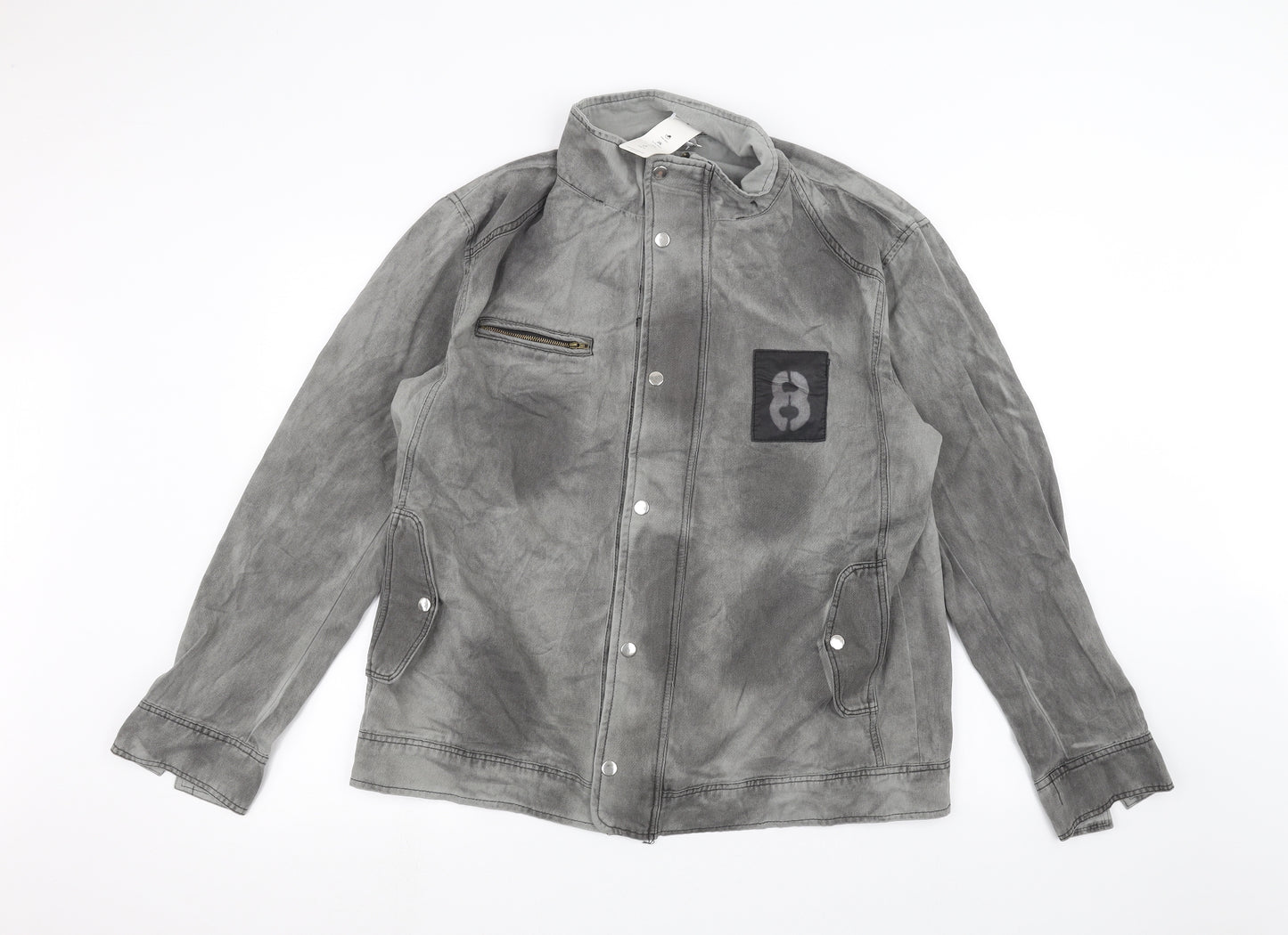 orderplus Mens Grey   Jacket  Size XL