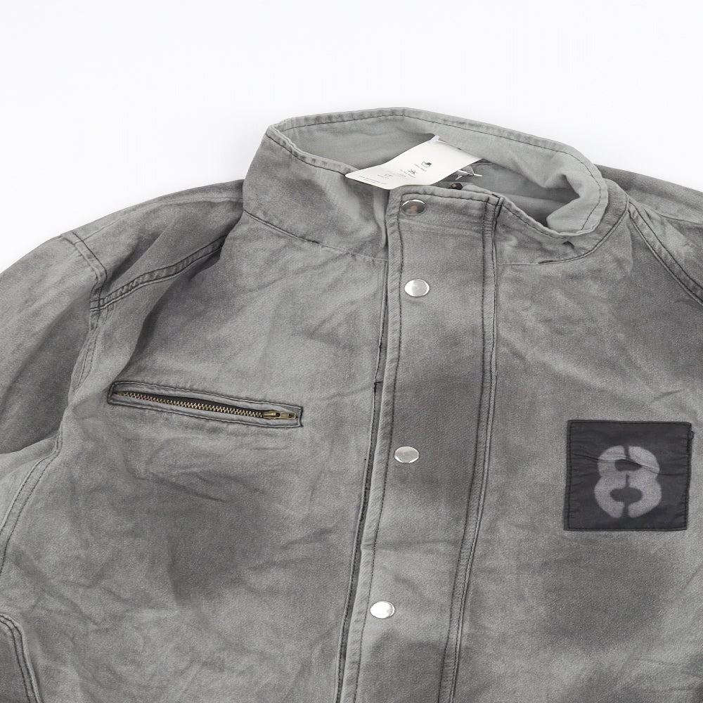 orderplus Mens Grey   Jacket  Size XL