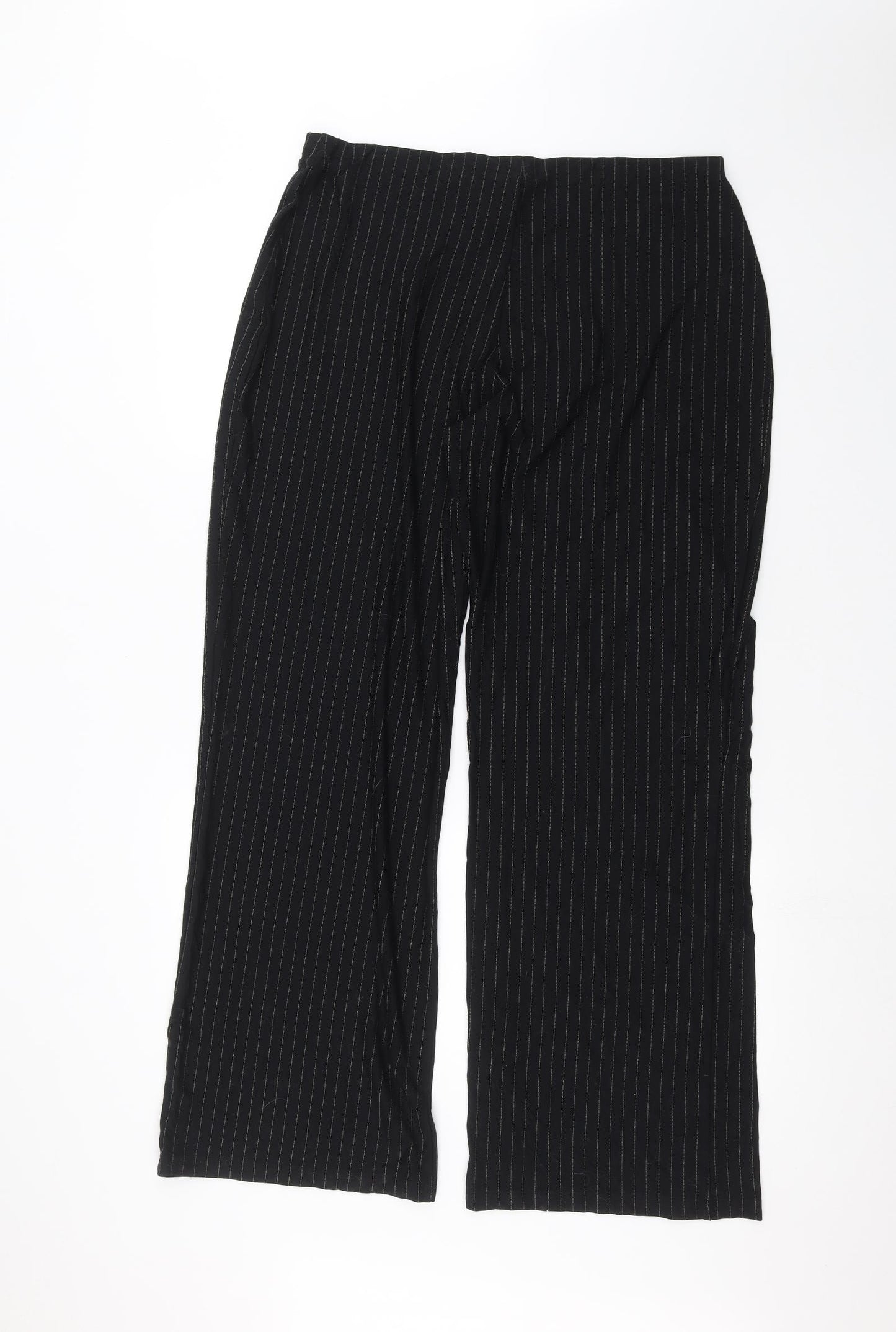 Marks and Spencer Womens Black   Trousers  Size 18 L28 in