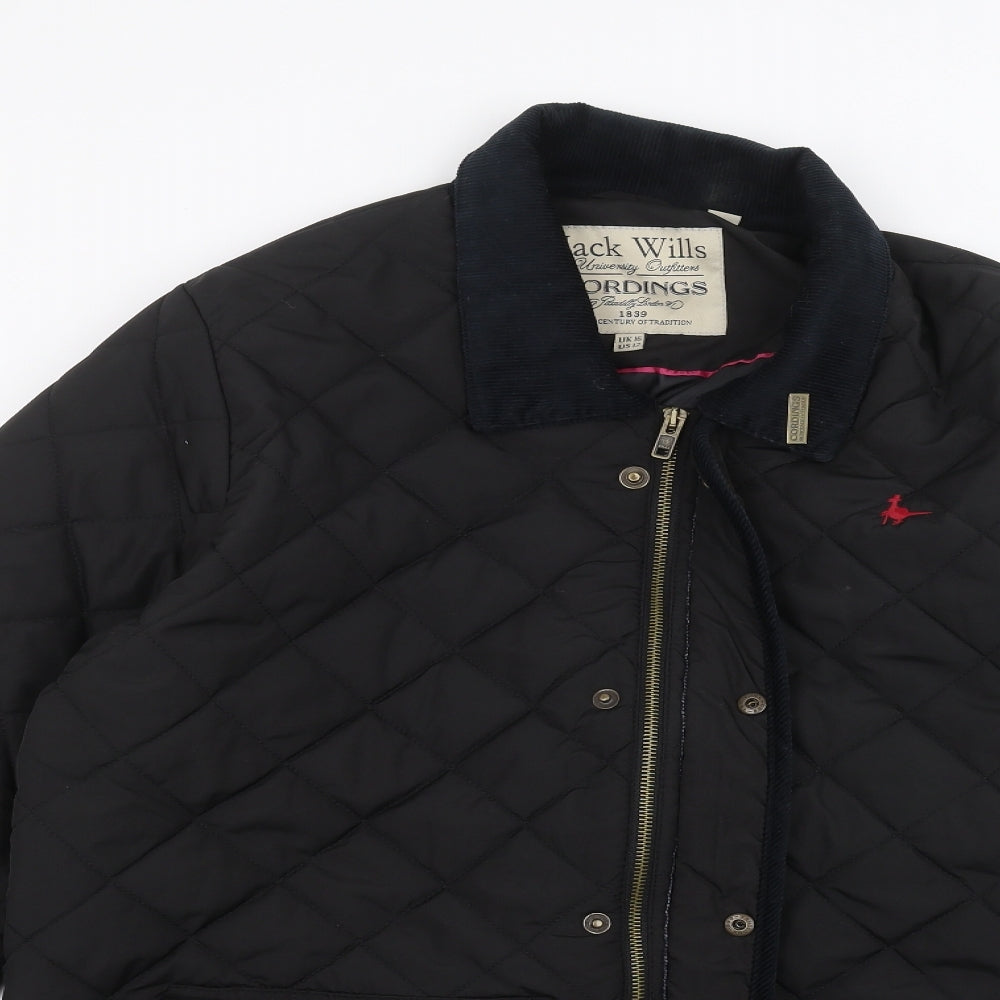 Jack Wills Womens Blue   Jacket  Size 16