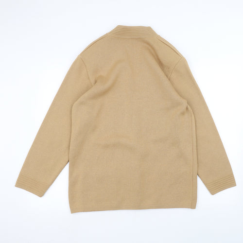 Grazia Womens Beige   Jacket Coatigan Size 12