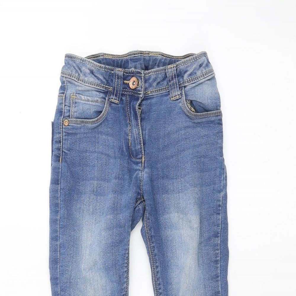 Nutmeg Boys Blue  Denim Skinny Jeans Size 4-5 Years