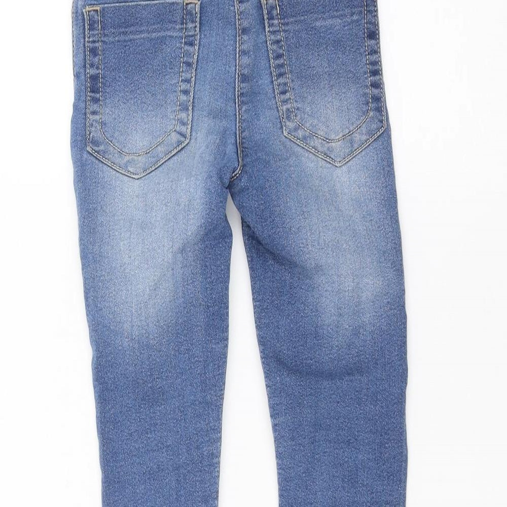 Nutmeg Boys Blue  Denim Skinny Jeans Size 4-5 Years