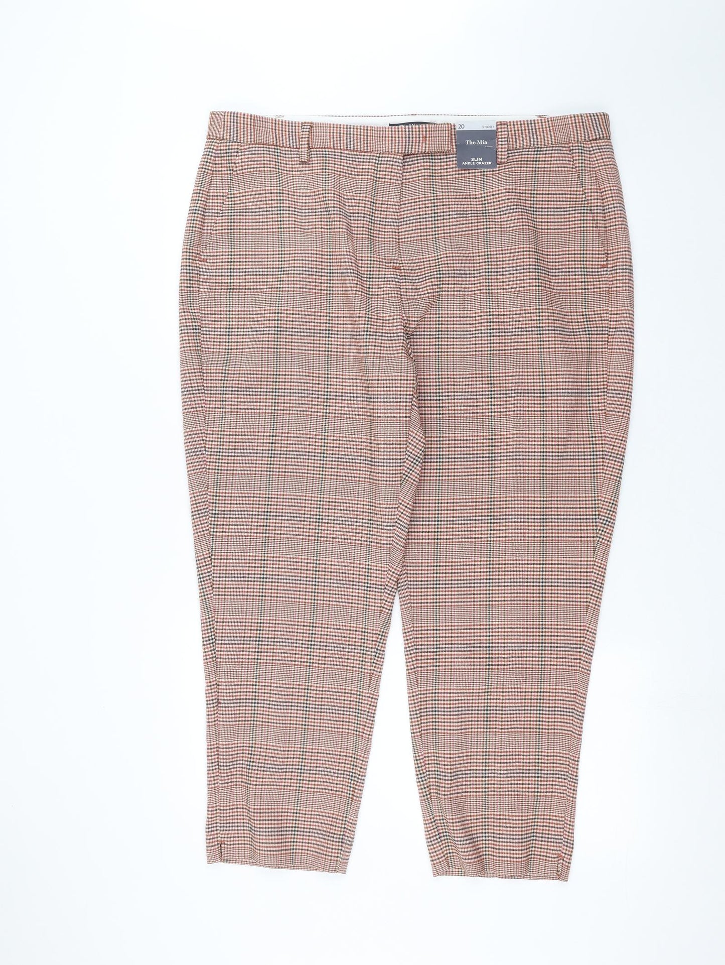 Marks and Spencer Womens Multicoloured   Trousers  Size 20 L26 in