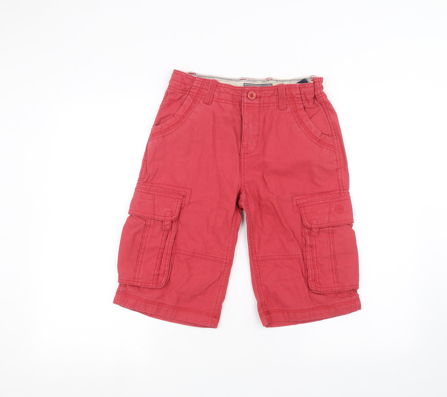 Fat Face Boys Red   Cargo Shorts Size 12-13 Years